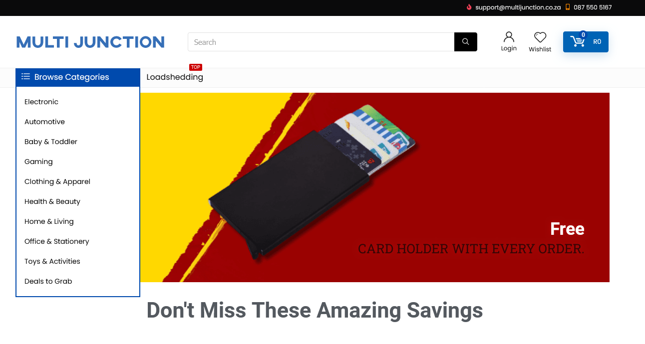 Multi Junction South Africa Business Website